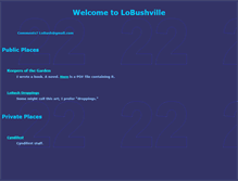 Tablet Screenshot of lobush.com